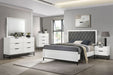 Sonora 5 - piece Queen Bedroom Set White - Walo Furniture