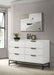 Sonora 6 - drawer Bedroom Dresser White - Walo Furniture