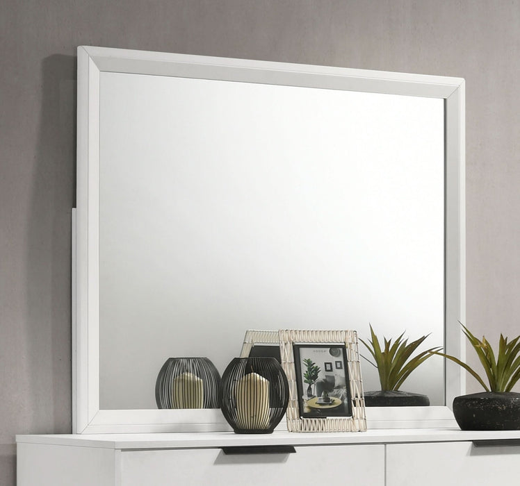 Sonora Dresser Mirror White - Walo Furniture