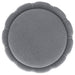 Sora Round Upholstered Ottoman Grey - Walo Furniture