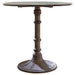 Oswego Round 30-inch Bistro Dining Table Bronze - Walo Furniture 