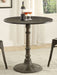 Oswego Round 30-inch Bistro Dining Table Bronze - Walo Furniture 