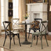 Oswego Round 30-inch Bistro Dining Table Bronze - Walo Furniture 