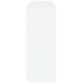 Prescott Rectangular Home Bar Table White High Gloss - Walo Furniture 