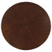 Marietta Round Dining and Billiard Poker Game Table Tobacco - Walo Furniture 