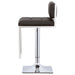 Alameda Adjustable Bar Stool Chrome and Black - Walo Furniture 