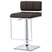 Alameda Adjustable Bar Stool Chrome and Black - Walo Furniture 