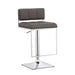 Alameda Adjustable Bar Stool Chrome and Grey - Walo Furniture 