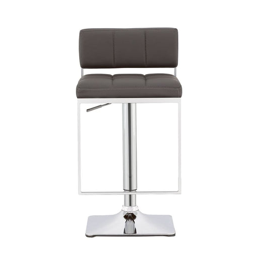 Alameda Adjustable Bar Stool Chrome and Grey - Walo Furniture 