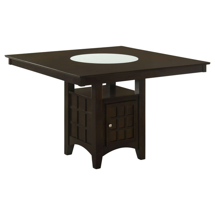 Gabriel 52-inch Counter Height Dining Table Cappuccino - Walo Furniture 