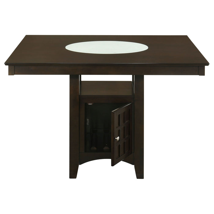 Gabriel 52-inch Counter Height Dining Table Cappuccino - Walo Furniture 