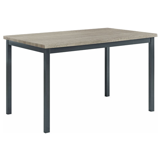 Garza Rectangular 48-inch Composite Wood Dining Table Grey - Walo Furniture 