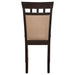 Gabriel Closed Back Dining Side Chair Cappuccino (Set of 2) - Walo Furniture 