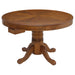 Mitchell Round Dining and Billiard Poker Game Table Amber - Walo Furniture 