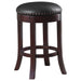 Aboushi Backless Swivel Counter Stool Brown (Set of 2) - Walo Furniture 