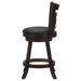 Calecita Wood Swivel Counter Stool Cappuccino (Set of 2) - Walo Furniture 