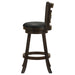 Calecita Wood Swivel Bar Stool Cappuccino (Set of 2) - Walo Furniture 