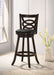 Calecita Wood Swivel Bar Stool Cappuccino (Set of 2) - Walo Furniture 