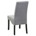 Stanton Velvet Upholstered Dining Side Chair Grey (Set of 2) - Walo Furniture 