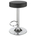 Ramses 29" Adjustable Bar Stool Chrome and Black - Walo Furniture 