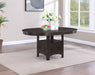 Lavon Oval 60-inch Extension Leaf Dining Table Espresso - Walo Furniture 