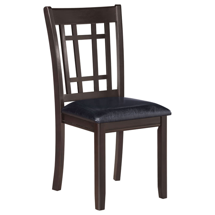 Lavon Wood Dining Side Chair Espresso (Set of 2) - Walo Furniture 