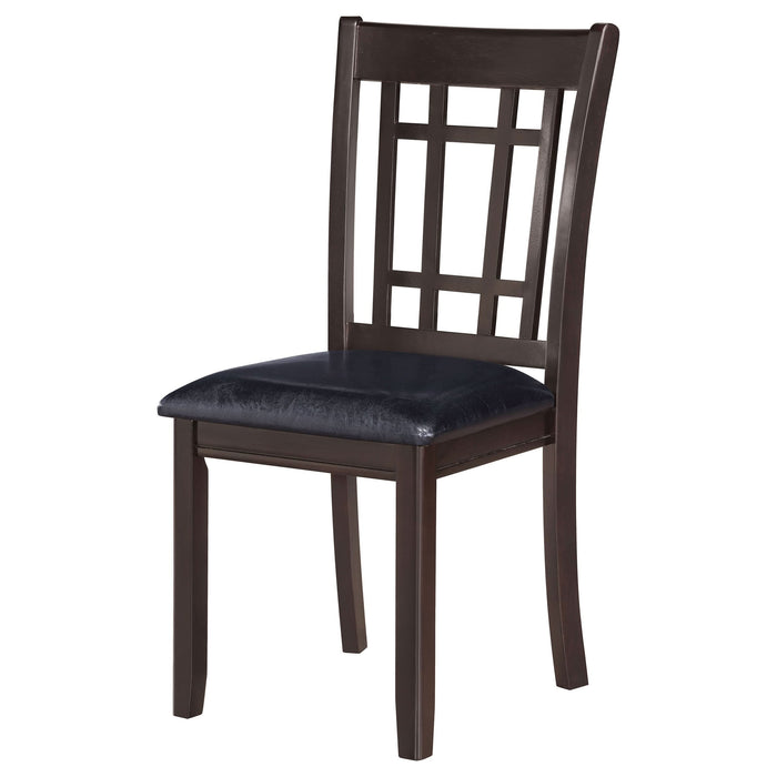 Lavon Wood Dining Side Chair Espresso (Set of 2) - Walo Furniture 