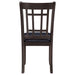 Lavon Wood Dining Side Chair Espresso (Set of 2) - Walo Furniture 