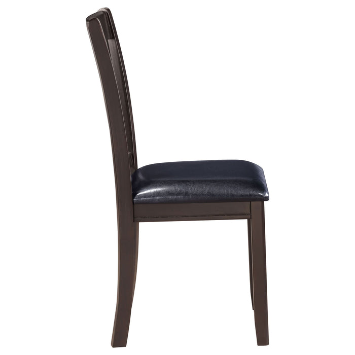 Lavon Wood Dining Side Chair Espresso (Set of 2) - Walo Furniture 