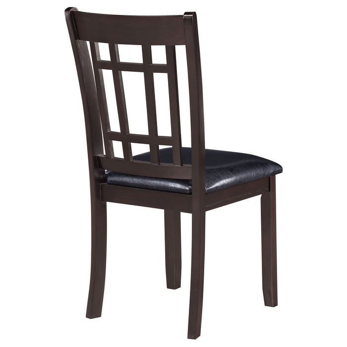 Lavon Wood Dining Side Chair Espresso (Set of 2) - Walo Furniture 