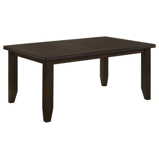 Dalila Rectangular 66-inch Wood Dining Table Cappuccino - Walo Furniture 