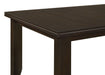 Dalila Rectangular 66-inch Wood Dining Table Cappuccino - Walo Furniture 