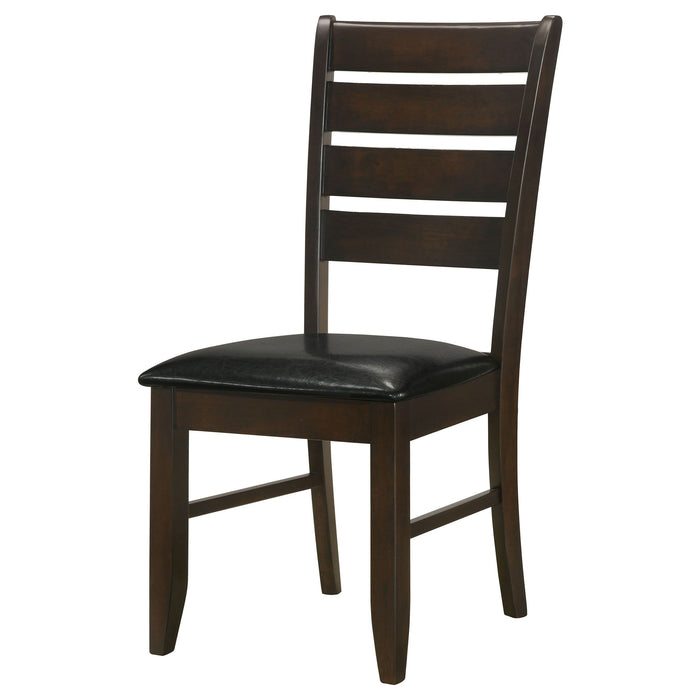 Dalila Wood Dining Side Chair Cappuccino (Set of 2) - Walo Furniture 