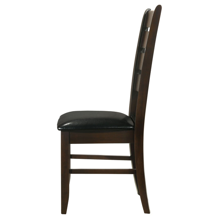 Dalila Wood Dining Side Chair Cappuccino (Set of 2) - Walo Furniture 