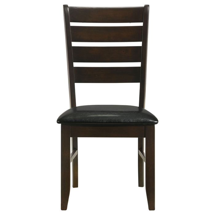 Dalila Wood Dining Side Chair Cappuccino (Set of 2) - Walo Furniture 