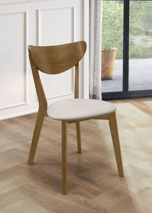 Kersey Wood Dining Side Chair Chestnut (Set of 2) - Walo Furniture 