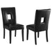 Shannon Upholstered Dining Side Chair Black (Set of 2) - Walo Furniture 