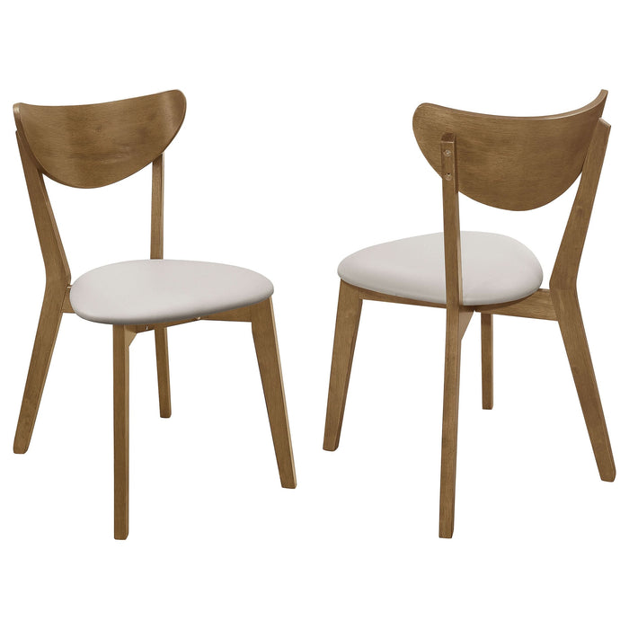 Kersey Wood Dining Side Chair Chestnut (Set of 2) - Walo Furniture 