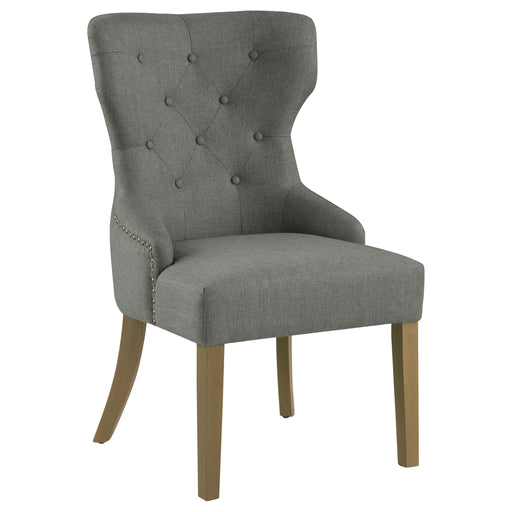 Baney Tufted Upholstered Dining Chair Grey and Rustic Grey - Walo Furniture 