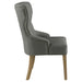 Baney Tufted Upholstered Dining Chair Grey and Rustic Grey - Walo Furniture 