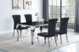 Betty Velvet Upholstered Dining Side Chair Black (Set of 4) - Walo Furniture 