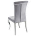 Betty Velvet Upholstered Dining Side Chair Grey (Set of 4) - Walo Furniture 