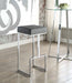 Gervase Square Bar Stool Grey and Chrome - Walo Furniture 