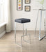 Gervase Square Bar Stool Black and Chrome - Walo Furniture 