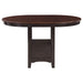 Lavon Oval 60-inch Extension Counter Dining Table Chestnut - Walo Furniture 