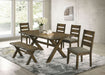 Alston 6-piece Rectangular Dining Table Set Knotty Nutmeg - Walo Furniture 