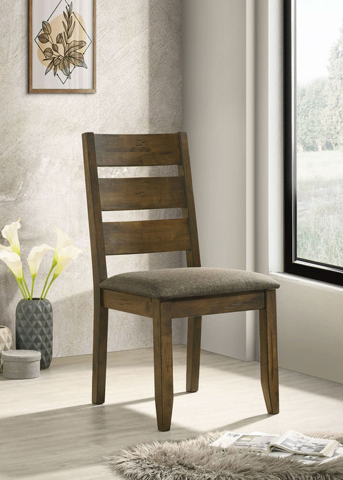 Alston Wood Dining Side Chair Knotty Nutmeg (Set of 2) - Walo Furniture 