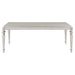 Bling Game 86-inch Extension Dining Table Metallic Platinum - Walo Furniture 