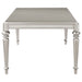 Bling Game 86-inch Extension Dining Table Metallic Platinum - Walo Furniture 