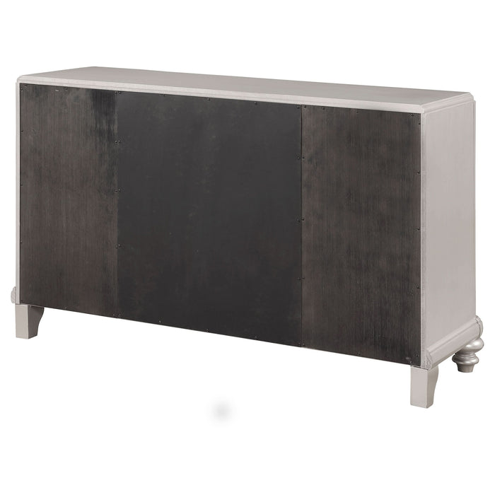 Bling Game Dining Sideboard Buffet Cabinet Metallic Platinum - Walo Furniture 